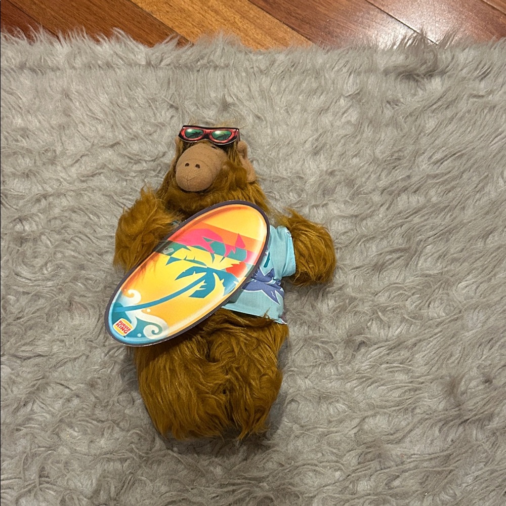NWT Vintage 1988 Burger King The Many Faces Of Alf   Surfer‎ Hand Pupet